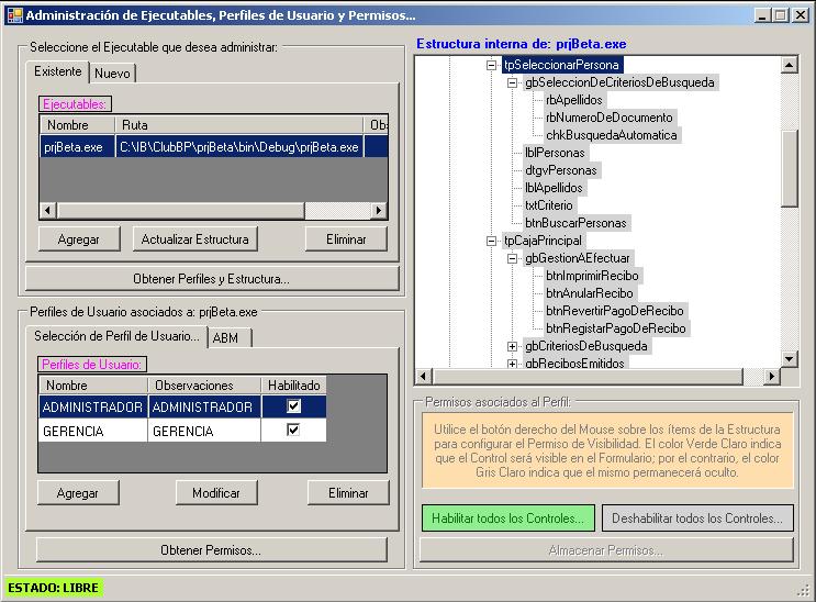 Configurar la estructura de su aplicación